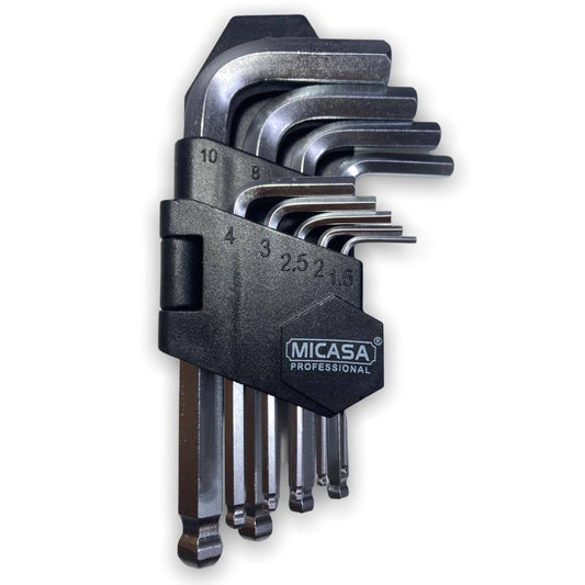 Llave Allen Bola x9 Piezas MICASA