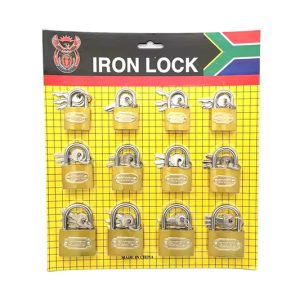 Candados de Hierro 12 32-38-50 en Blíster