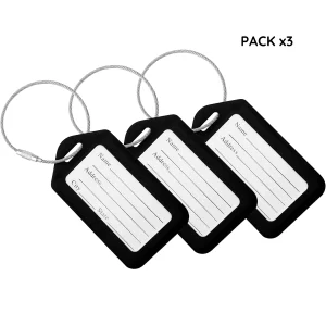 Identificador etiqueta para Maleta y Mochila SMALL (Pack x3)