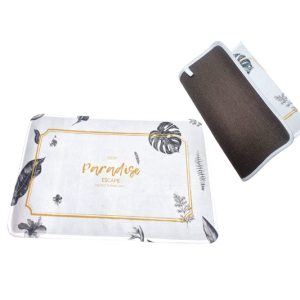 Alfombra Rectangular de Baño Goma Antideslizante