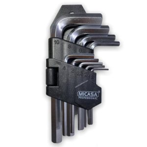 Llave Allen Corta x9 Piezas MICASA