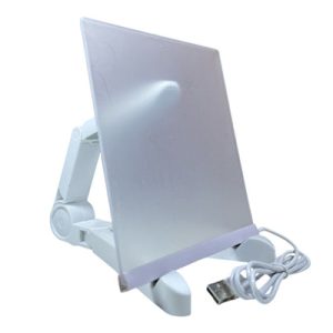 Pizarra LED de 20x20cm + lapices de colores