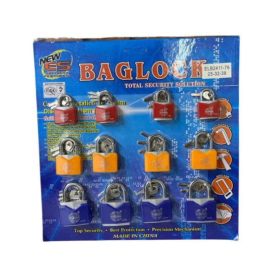 Blíster de Candados x12 25mm, 30mm, 40mm