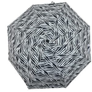 Paraguas corto cebra
