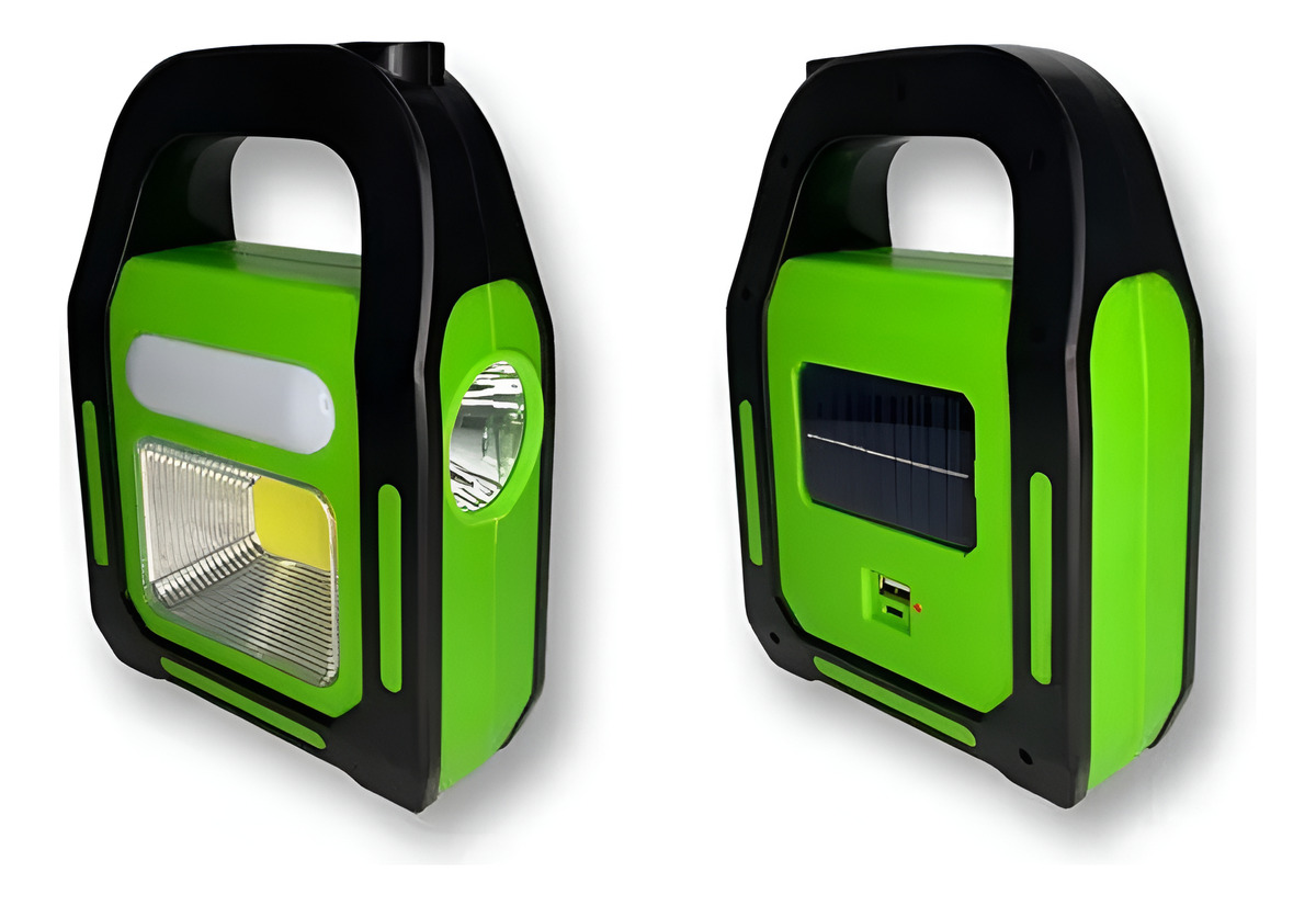 Lámpara Led Recargable Solar Usb 3 En 1 Para Escritorio - Imagen 2