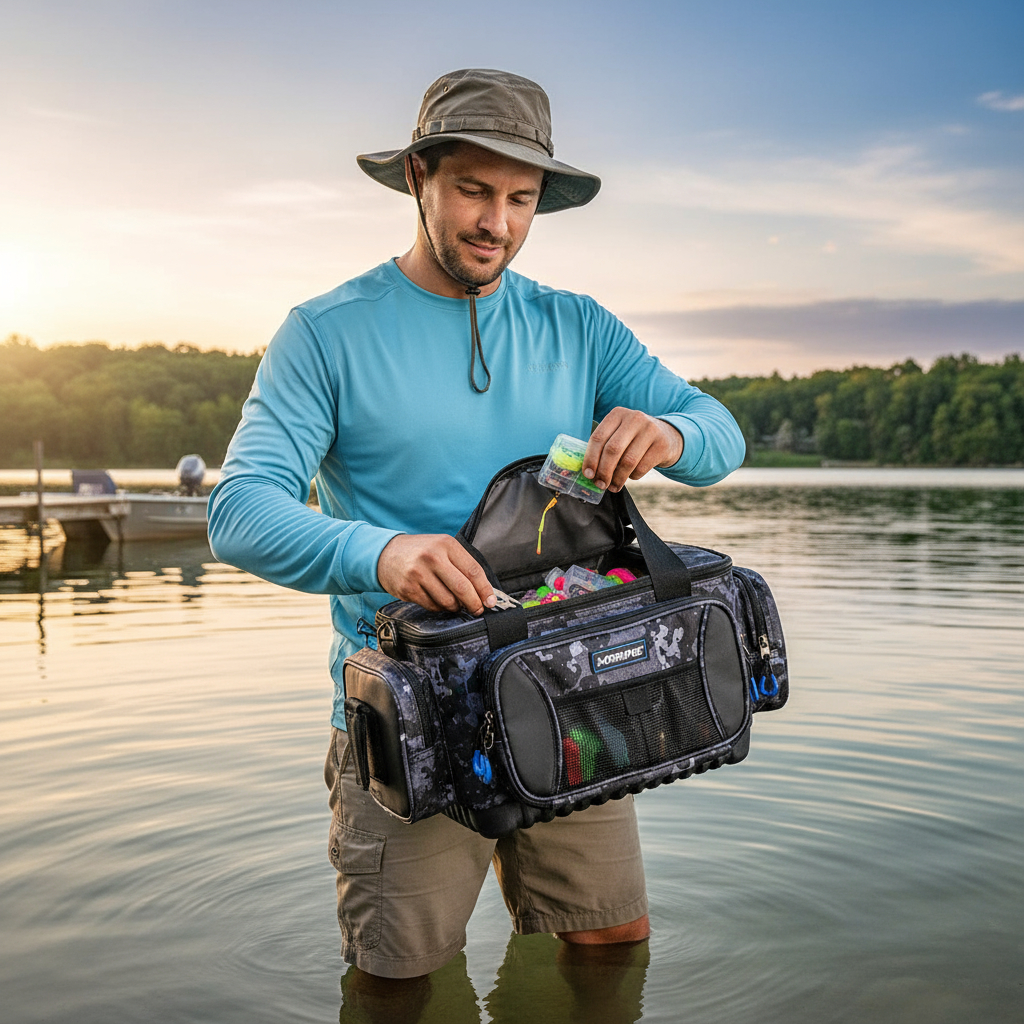 Bolso De Pesca M-bp15c 4 Organizadores Marine Sports - Imagen 9