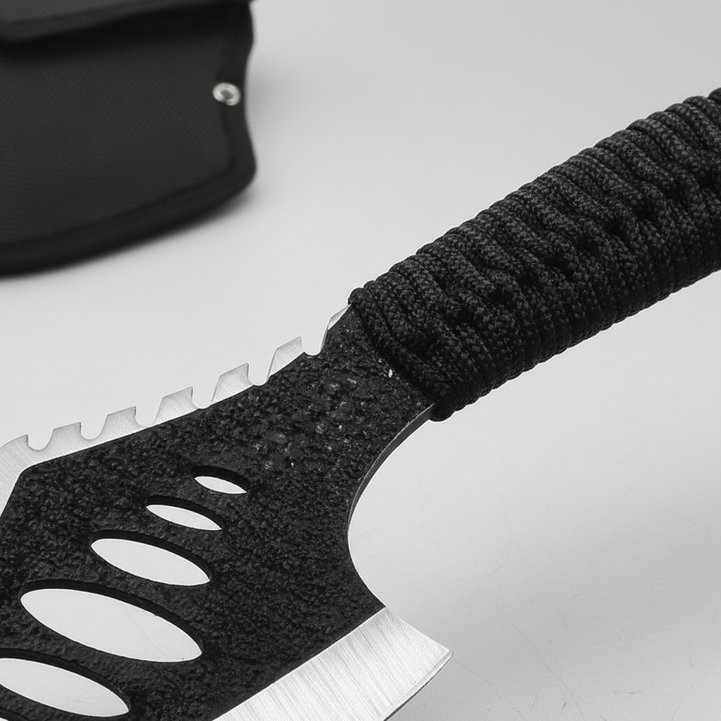 Cuchillo Hacha Tactica Con Cierra Lanzamiento Supervivencia - Imagen 4