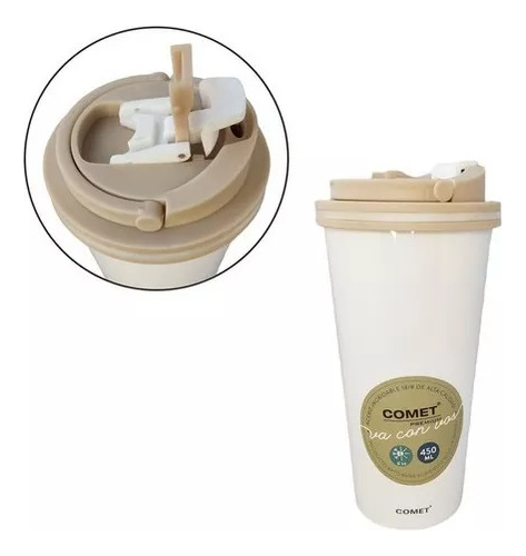 Jarra Termica Hermetica Comet 450ml Acero Inox Cafe