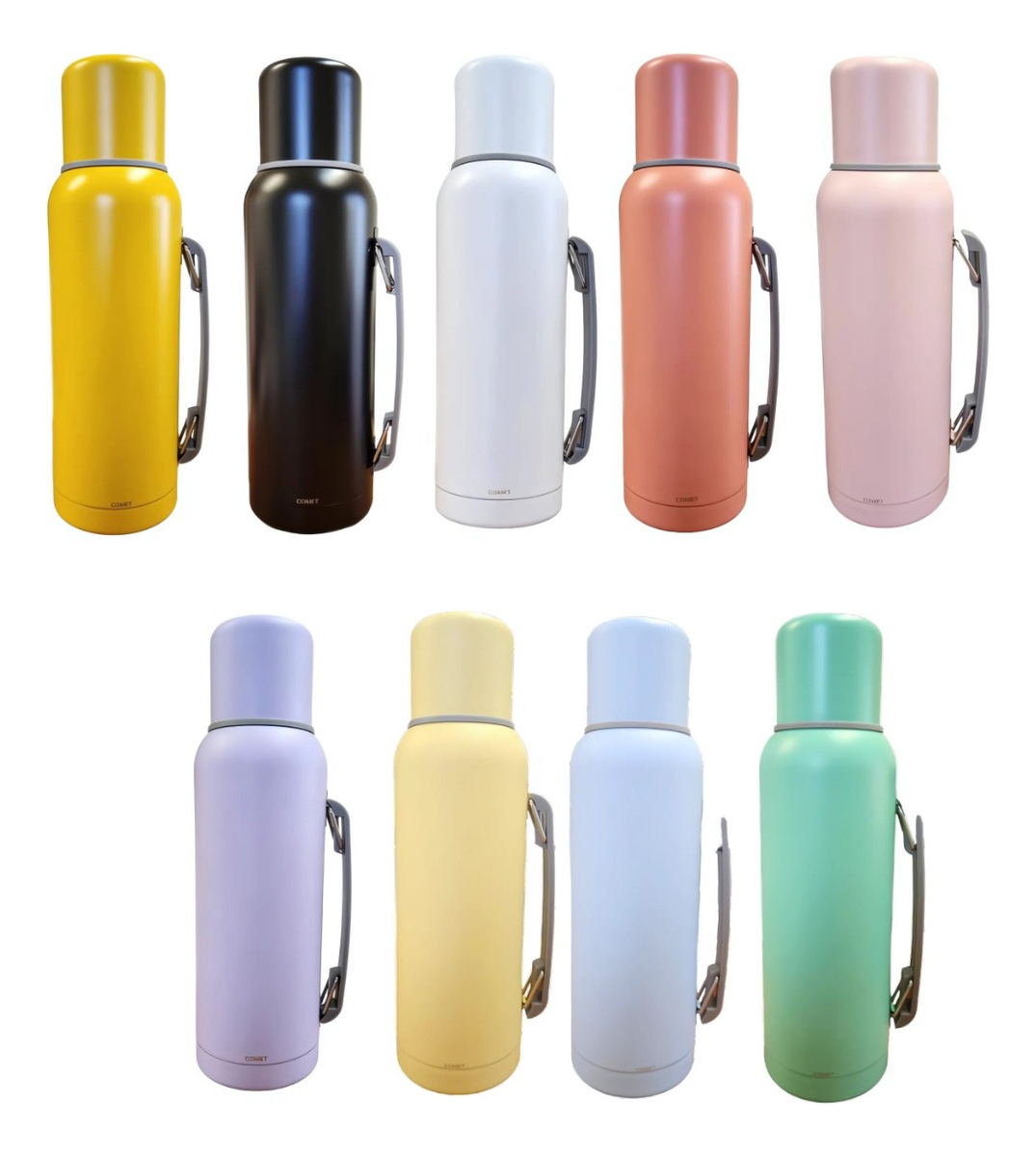 Termos Acero Inoxidable 1 Litro Doble Capa C/manija+colores - Imagen 8