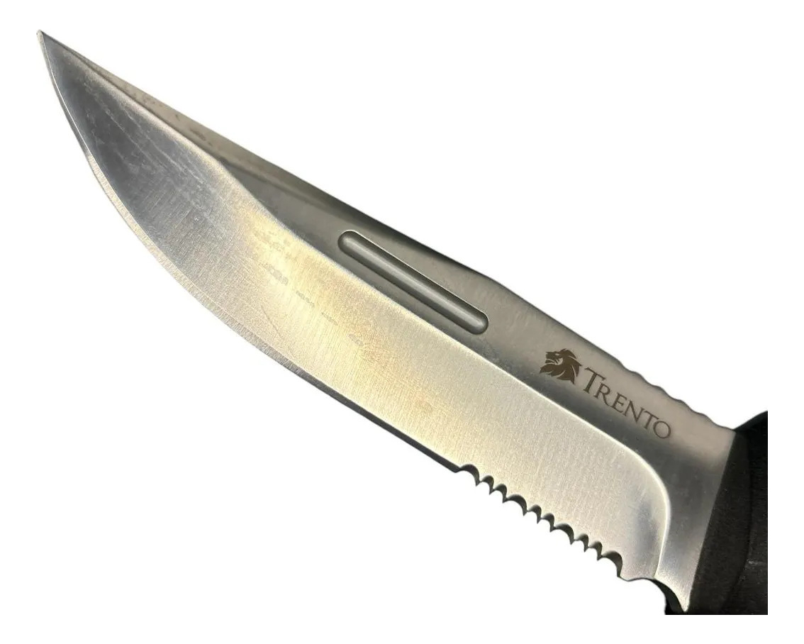 Cuchillo Trento Recon Filo Liso Y Cierra Tactico Defensa - Imagen 4