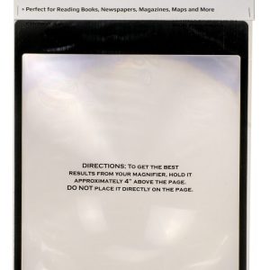 Lupa Grande Entera Para Lectura Libros Planos X2 Carson