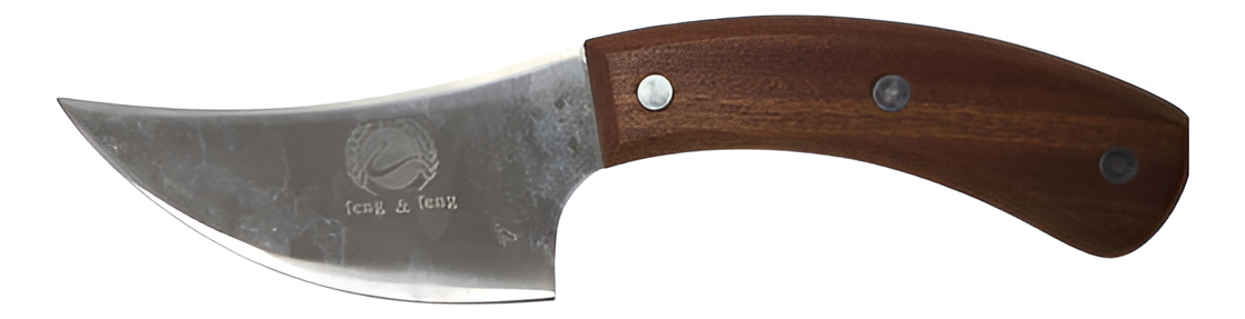 Cuchillo Madera Curvo Nuevo Ch 12cm De Hoja