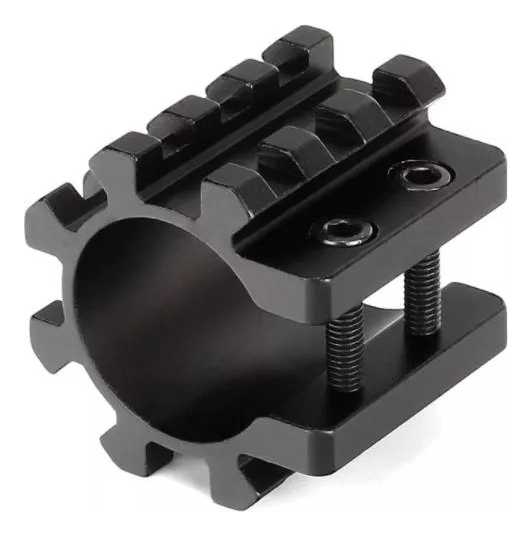 Abrazadera Riel Picatinny Con 5 Posiciones Agarradera Caño - Imagen 3