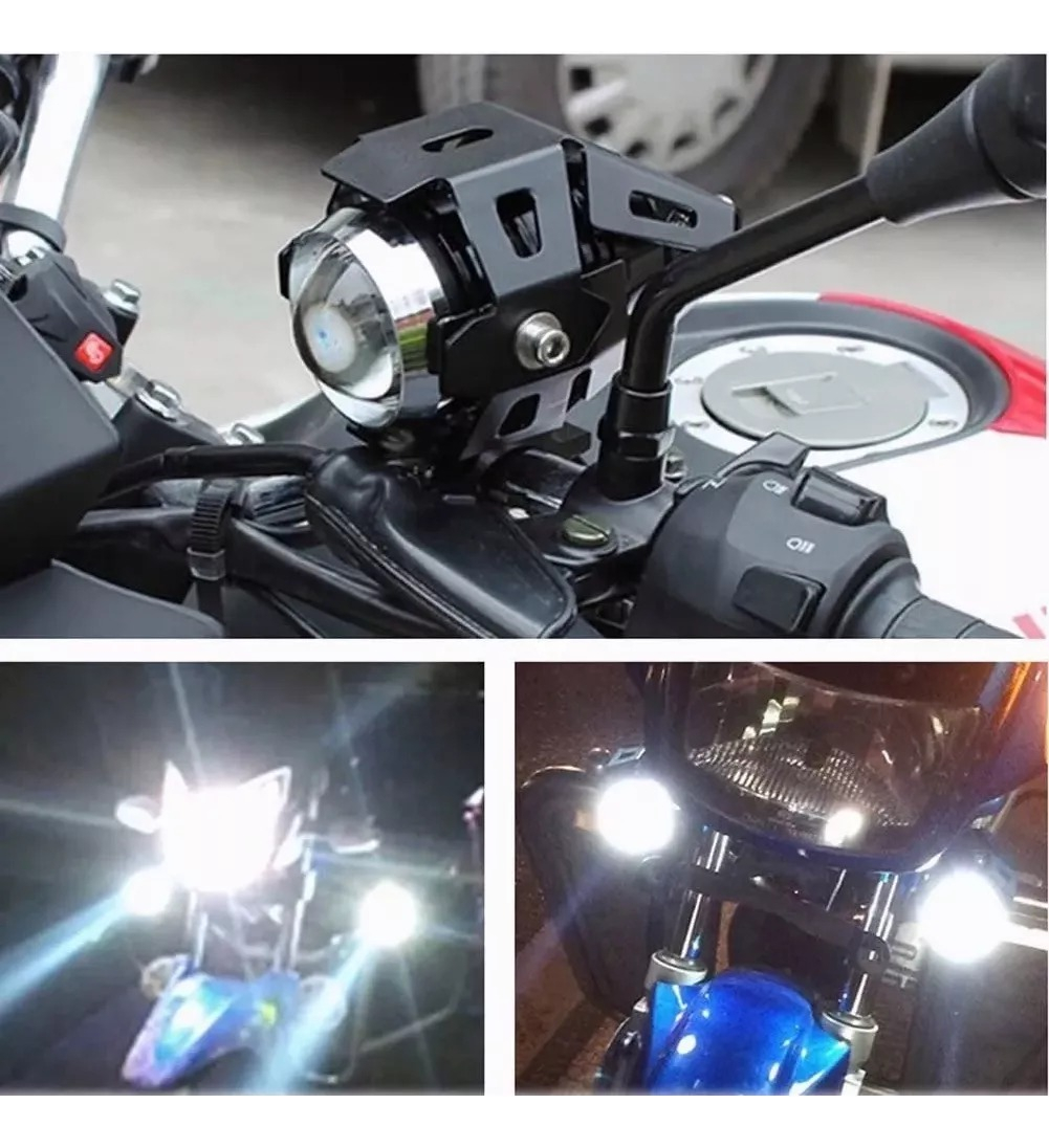Kit 2 Camineros Led 5w Con 1 Interruptor Motos Gran Aventura - Imagen 5