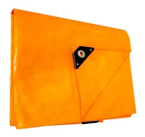 Lona Impermeable Goldex Super Reforzada Naranja 2 X 2 Mts