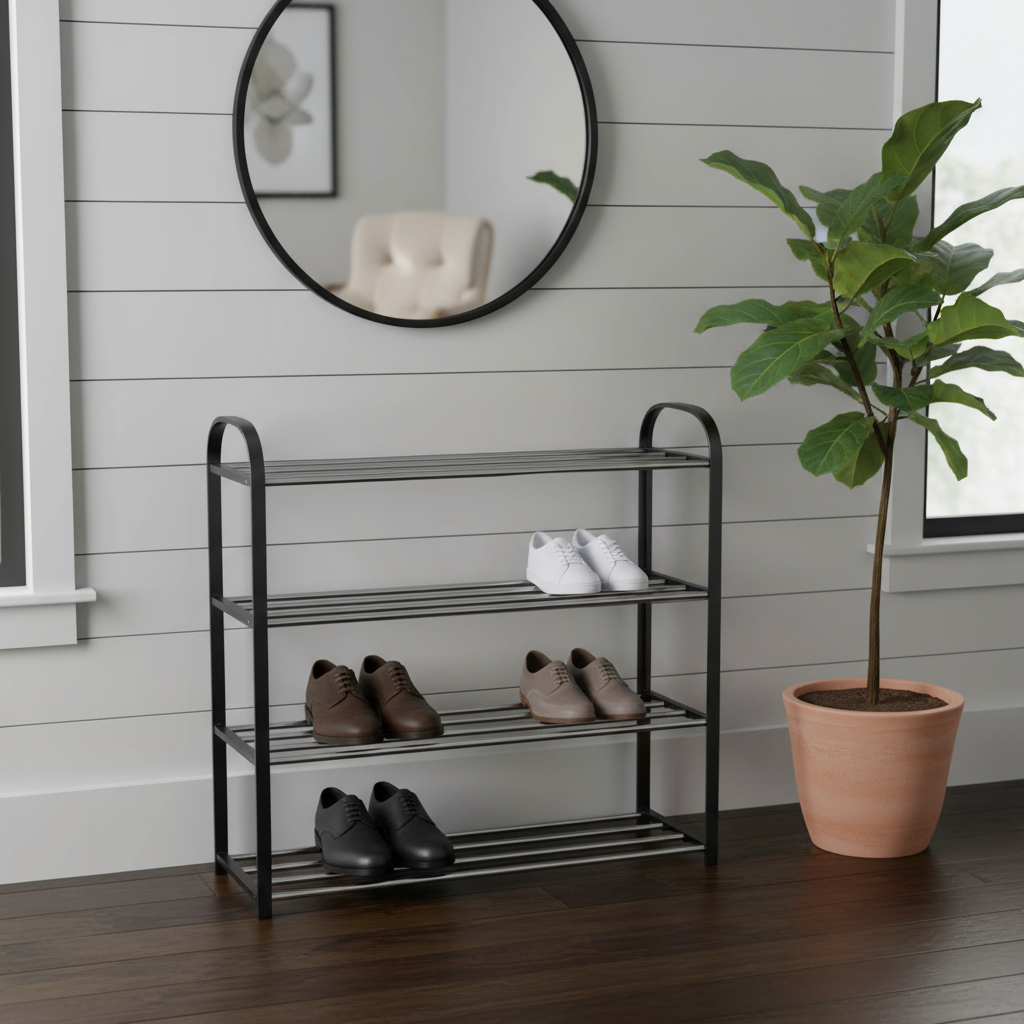 Zapatero De Hogar Reforzado Granaventura 4 Pisos 55x50x20 Cm - Imagen 3