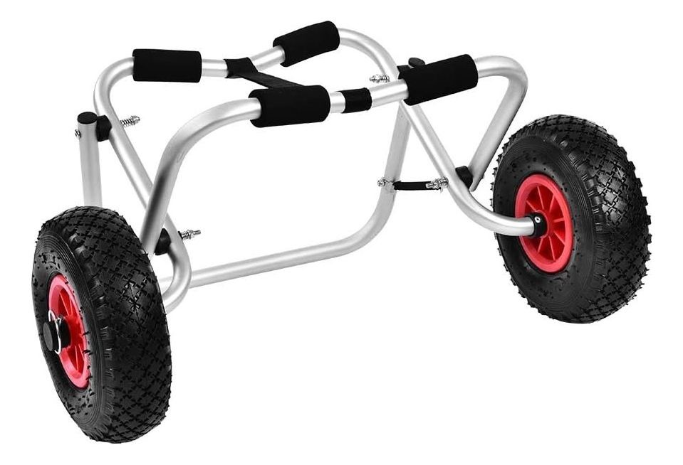 Carro Para Transportar Kayak Universal Ruedas Macizas - Imagen 8