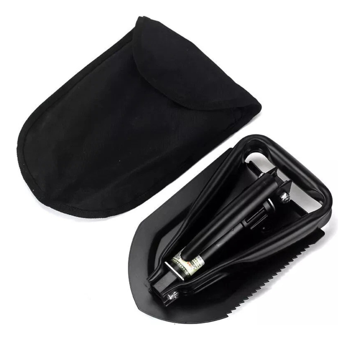 Pala Y Pico Plegable C/estuche Camping Gran Aventura - Imagen 3