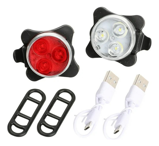 Kit De Luces Recargables Para Bicicleta Gran Aventura - Imagen 4