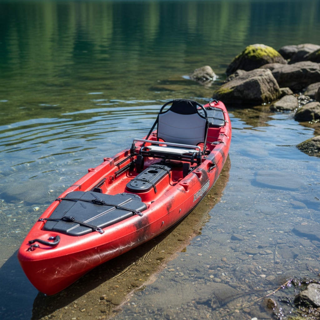 Kayak Fisherman Pro Silla Rigida Hasta 250 Kg Con Timon - Imagen 4