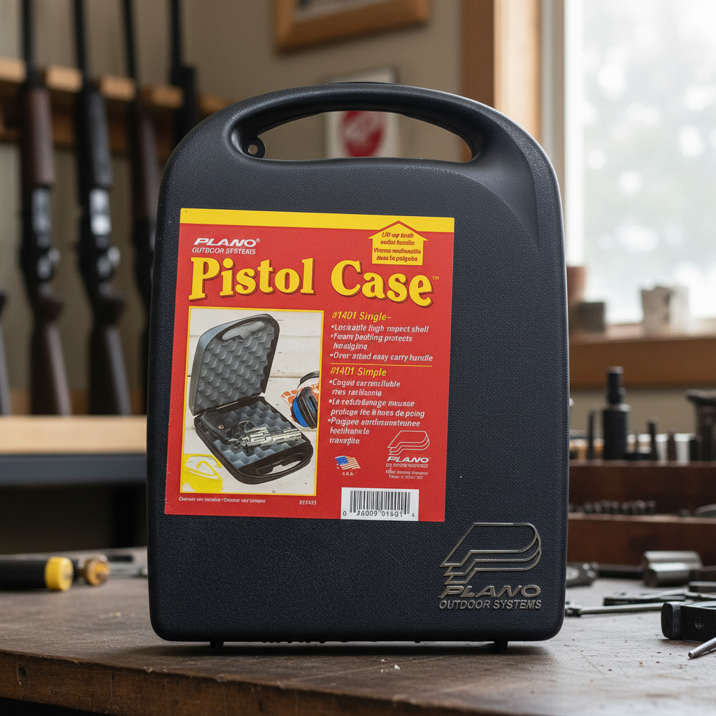 Caja Rigida Plano Para Pistola O Revolver Gran Aventura - Imagen 2