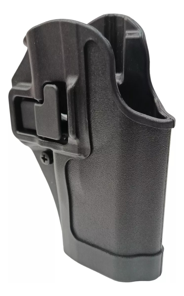 Canana Exterior Glock 17 19 23 34 35 Polimero Negro Rigido - Imagen 8