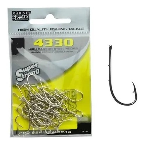 Anzuelo Marine Sports 4330 Pesca Río Playa Embarque N°4/0