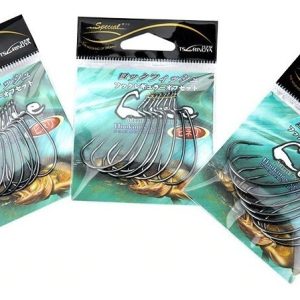 Anzuelo Tsurinoya Off Set Sin Lastre 3/0 Vinilo Antienganche