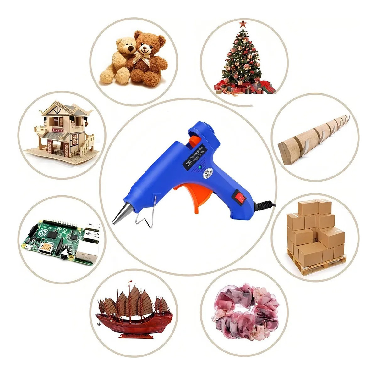 Pistola De Silicona 60w 220v - Imagen 6