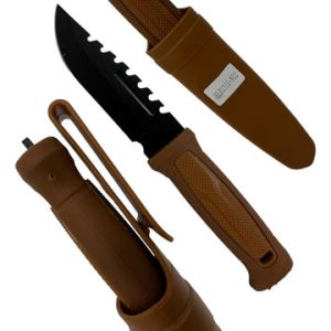 Cuchillo Con Vaina De Plástico Marrón Mod: Mf061