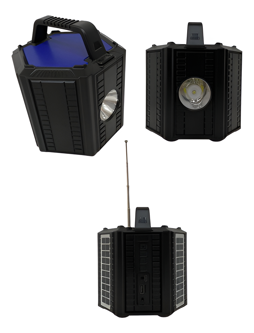 Parlante Hexagonal Solar Explorer Generico Portátil