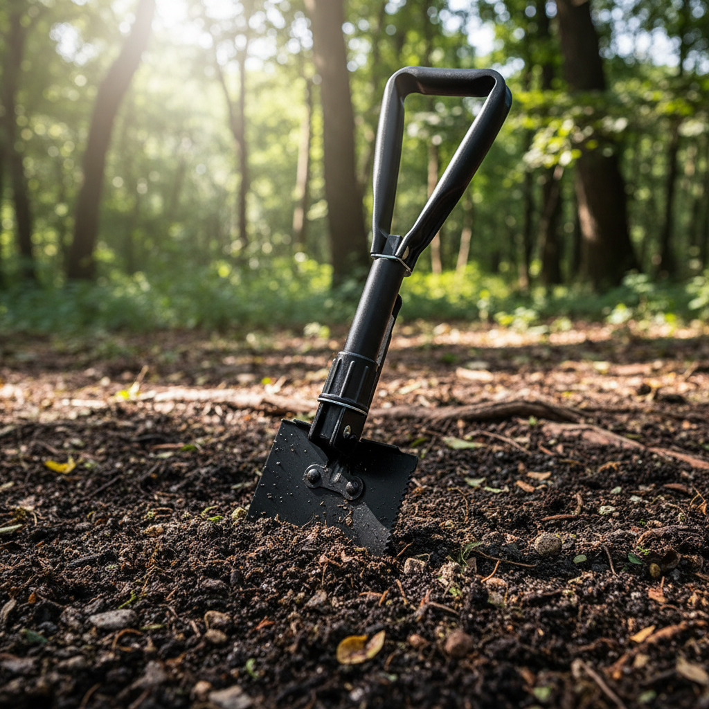 Pala Y Pico Plegable C/estuche Camping Gran Aventura - Imagen 8