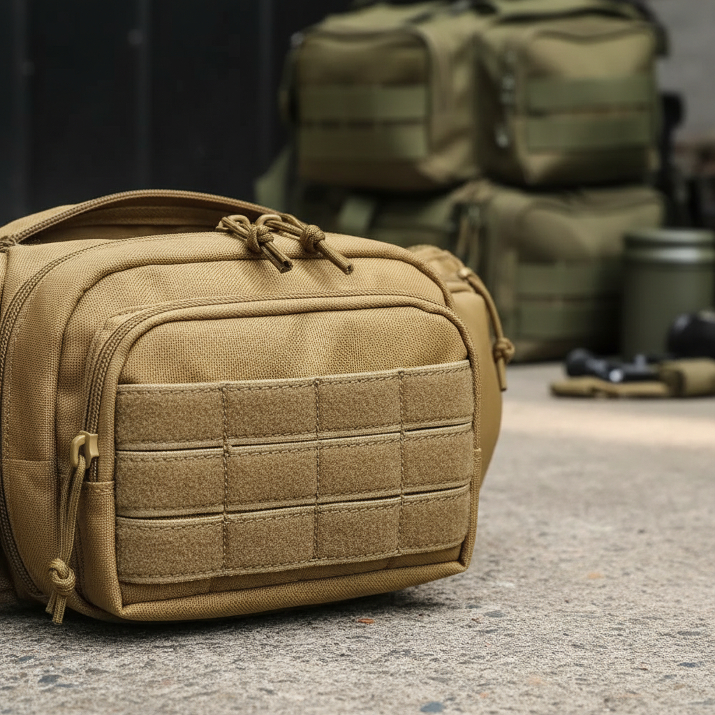 Riñonera Táctica Con Sitema Molle O Bolso De Cintura - Imagen 6