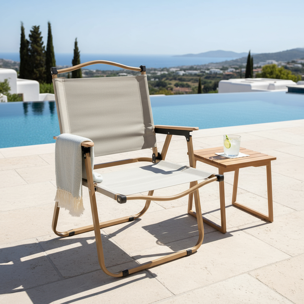 Silla Plegable Para Camping Jardin Hogar Reforzada - Imagen 3