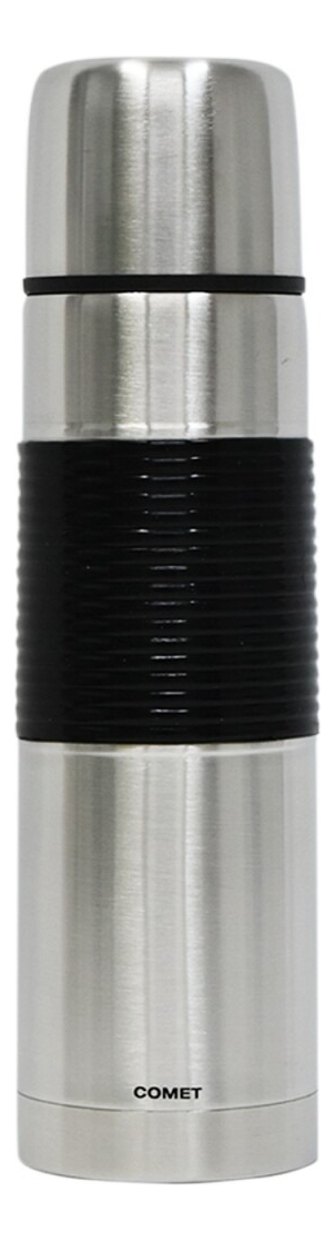Termo Bala 500ml C/ Goma Acero Inoxidable Comet