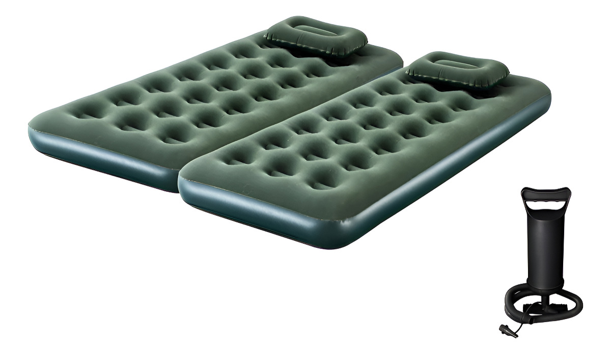 Colchon Inflable 2plazas+inflador Incorporado Granaventura - Imagen 3