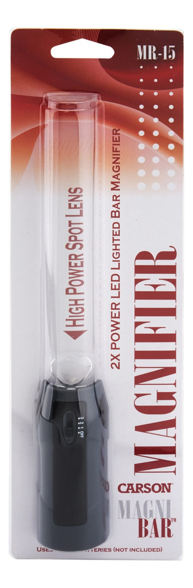 Barra Lupa Con Luz Led Aumentos X2 Carson Lectura Trabajo - Imagen 5