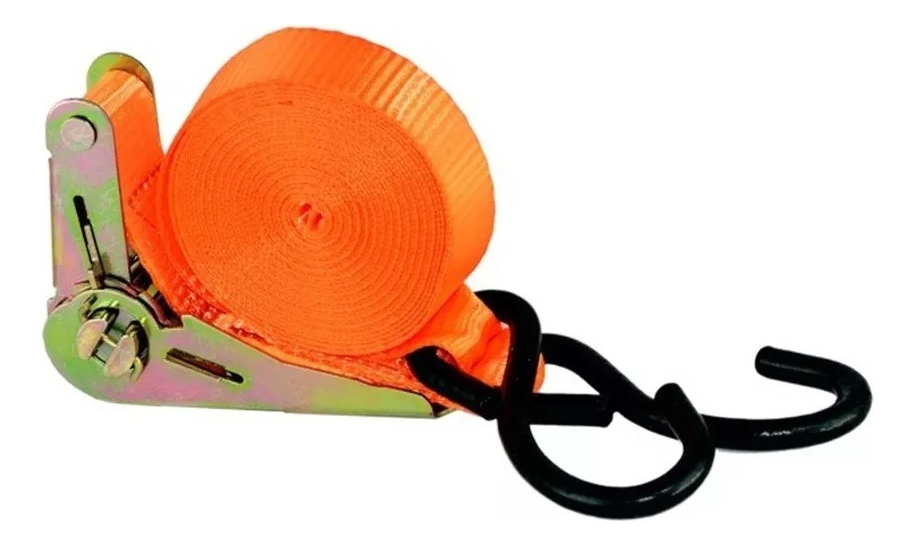 Cinta Catraca Para Carga Sujecion Malacate 5 Mts Auto Moto - Imagen 2