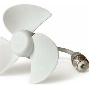 Ventilador Portalámpara Flexible Ultra Silencioso Noche