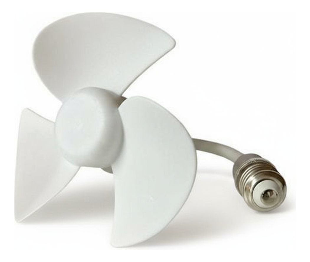 Ventilador Portalámpara Flexible Ultra Silencioso Noche - Imagen 2