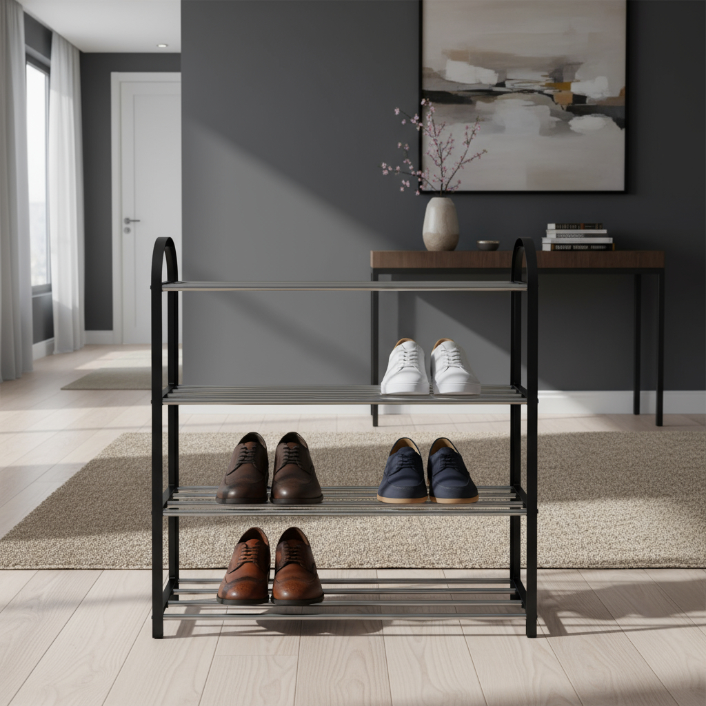 Zapatero De Hogar Reforzado Granaventura 4 Pisos 55x50x20 Cm - Imagen 2