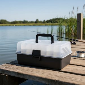 Caja De Pesca Explorer Mediana Con 2 Bandejas Organizadoras