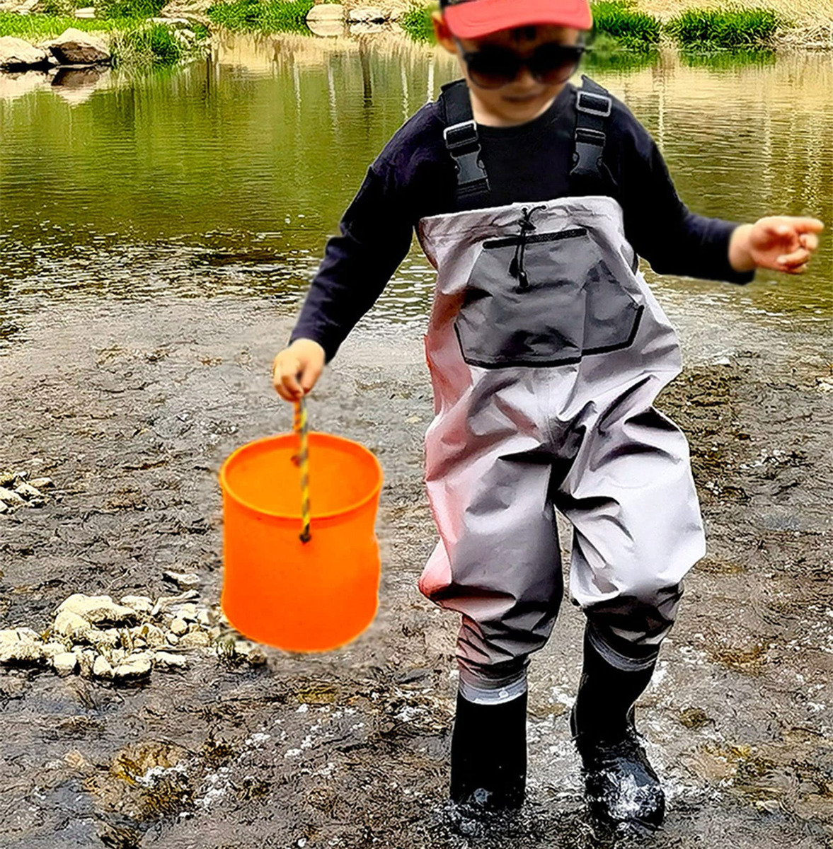 Bota De Lluvia Niño Nautica Modelo Urbano Talles 24 Al 34 - Imagen 5