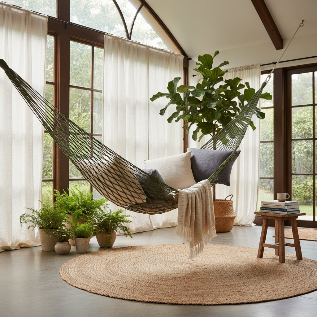 Hamaca Paraguaya De Red – Camping Playa Descanso - Imagen 2