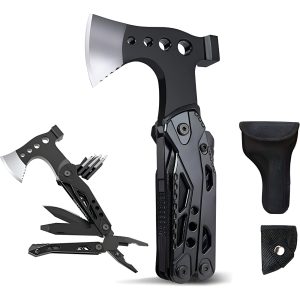 Hacha Multifuncion Herramienta 15 En 1 Multi Uso Aventureros