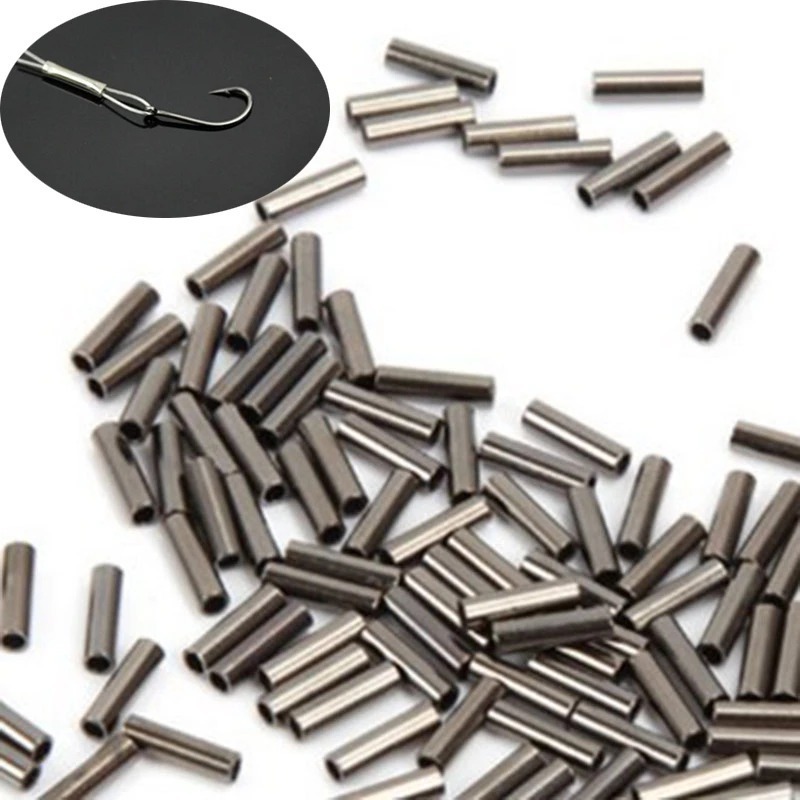 Tubitos De Aluminio Maruto 4,0 X 10 Uni. Pesca Costa Rio - Imagen 2