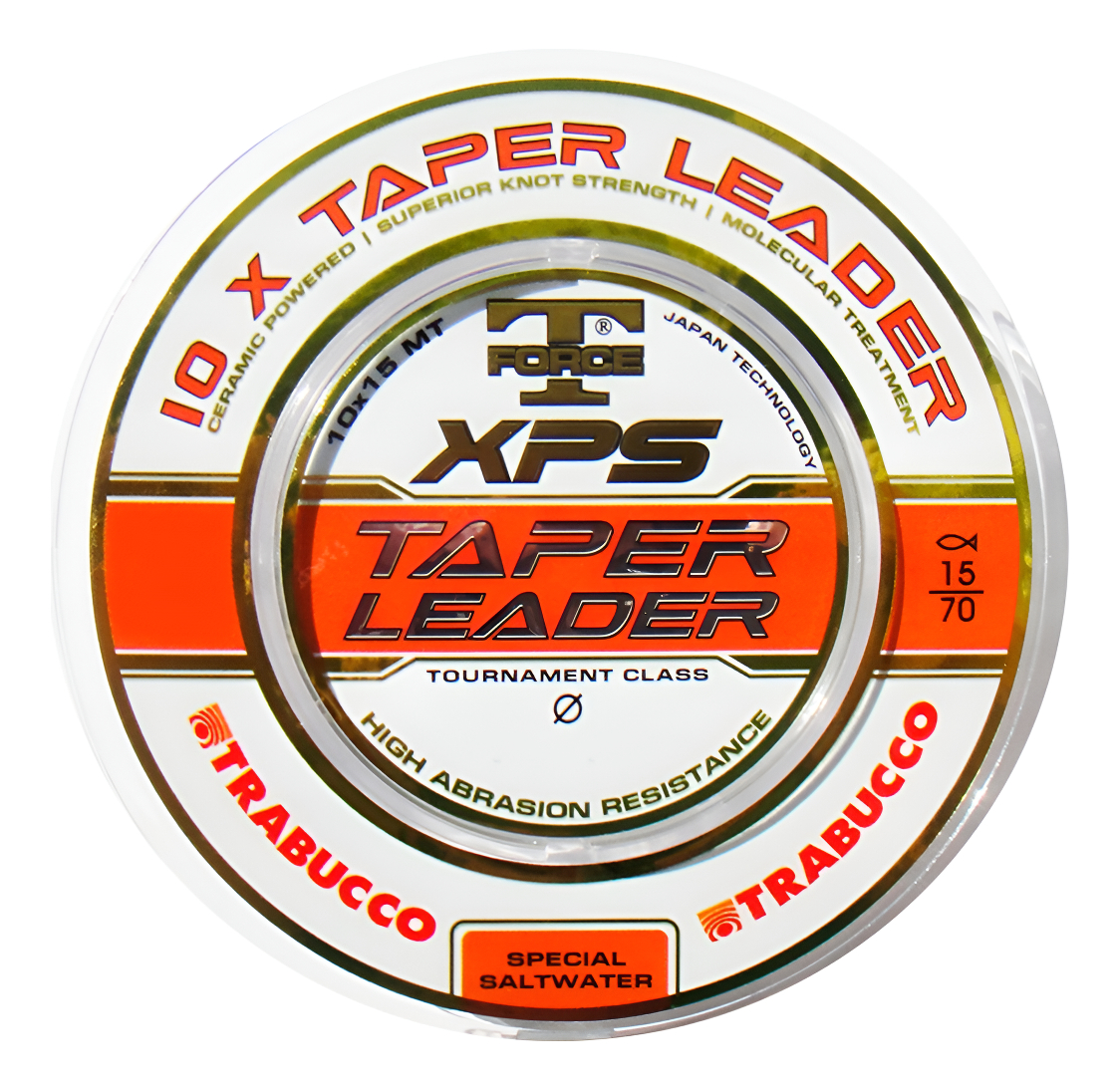 Tanza Trabucco Xps Taper Leader 0.20-0.57 10×15 Metros