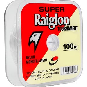 Tanza Nylon Monofilamento Super Raiglon 0.104 Mm Gris Claro