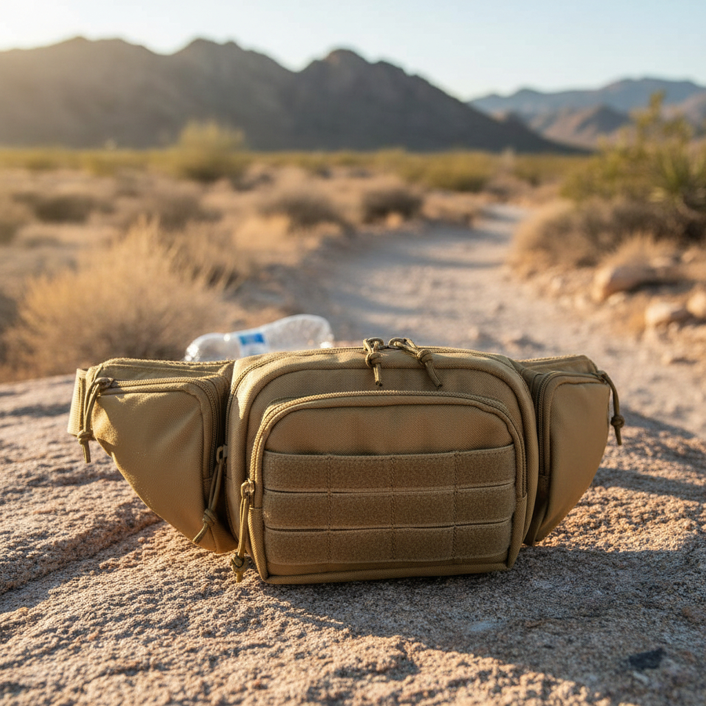 Riñonera Táctica Con Sitema Molle O Bolso De Cintura - Imagen 3