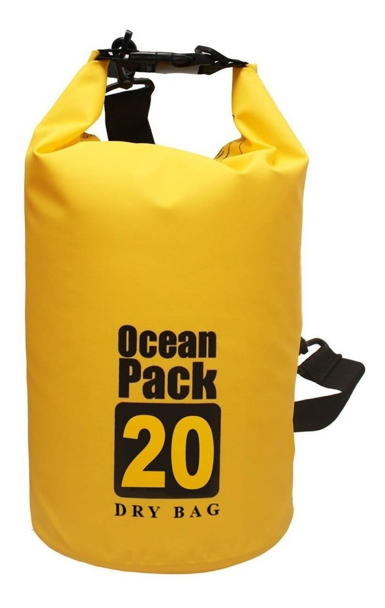 Bolso Estanco Ocean Pack 20 Litros Kayak Campig Playa Bolsa - Imagen 3